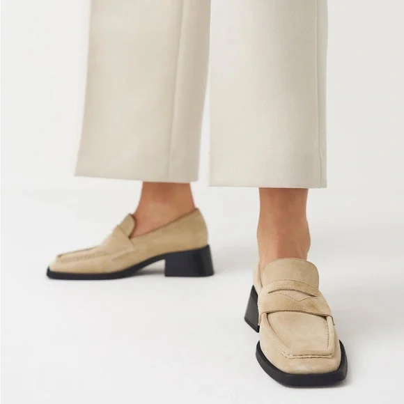 Vagabond Womens Tan Suede Leather Chunky | Mercari Vagabond Womens Tan Suede Leather Chunky Loafers Slip-on Size 8 New Shoes main image 1